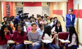 पत्रकारिता छात्रों को वरिष्ठ पत्रकार अजीत अंजुम ने दिये सक्सेस मंत्र