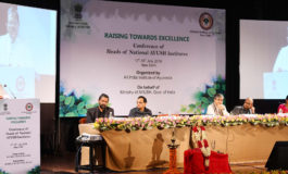 राष्ट्रीय आयुष संस्थान पथप्रदर्शक के रूप में विकसित होंगे : श्रीपद नाइक