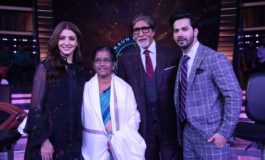 वरुण धवन, कौन बनेगा करोड़पति के सेट पर