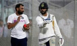 India vs Bangladesh Day-Night Test: विराट कोहली ने मोहम्मद शमी के साथ फ्लडलाइट्स में की प्रैक्टिस