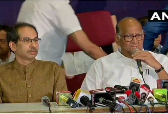 संयुक्त  प्रेस वार्ता में बोले शरद पवार- सदन में फडणवीस बहुमत नहीं कर पाएंगे पेश!