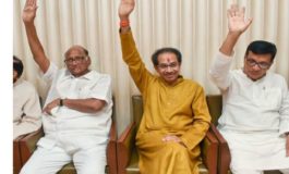 शरद पवार के घर 12 बजे तीनों पार्टियों की बैठक, मंत्रालयों के बंटवारे समेत कई मुद्दों पर होगी चर्चा