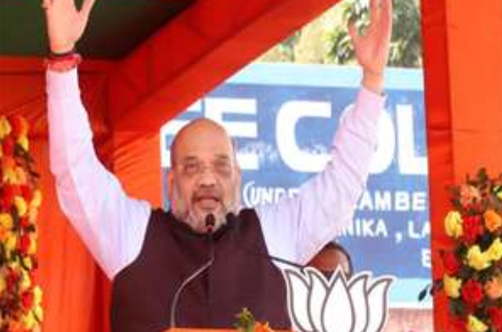 झारखंड में गरजे अमित शाह,कहा-मोदी सरकार नें पाकिस्तान में घुसकर आतंकियों को जवाब दिया।”