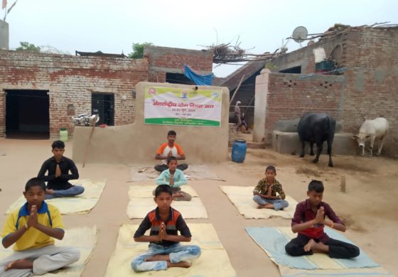 ऑनलाइन योग प्रतियोगिता में आकाश व कृष्णकांत अव्वल