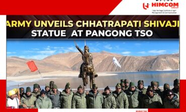 Indian Army Unveils Shivaji Statue at Pangong Tso