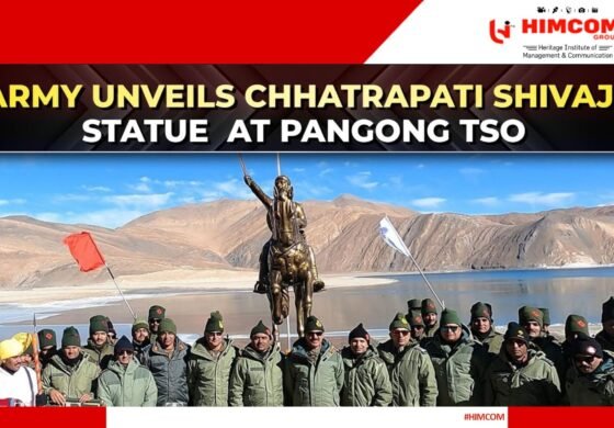 Indian Army Unveils Shivaji Statue at Pangong Tso