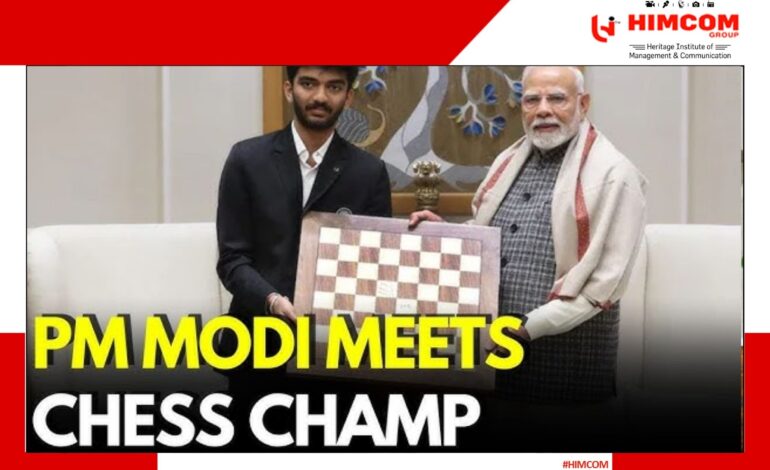 PM Modi Met Chess Champion D Gukesh